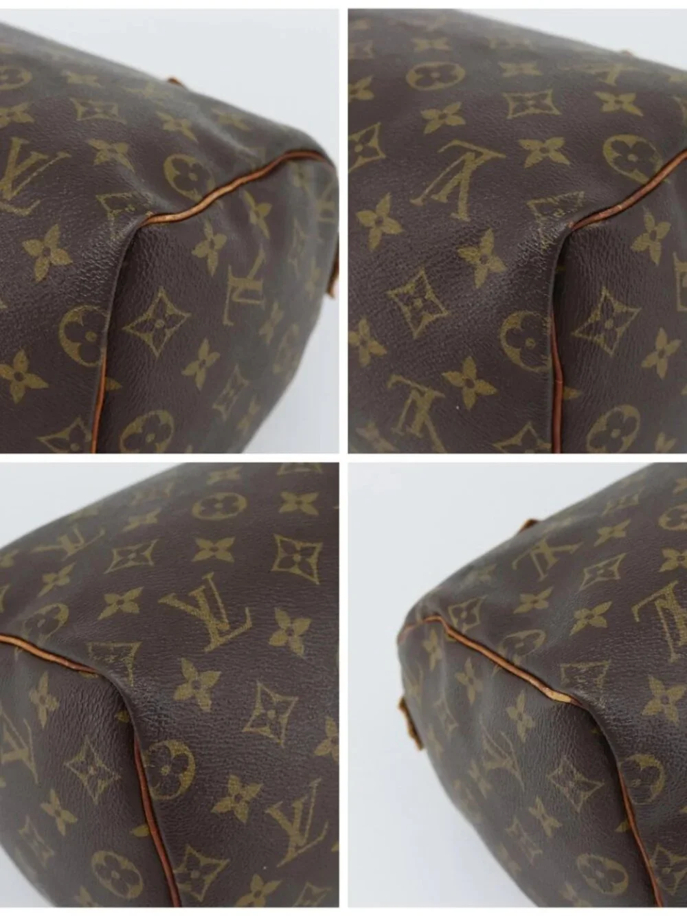 LOUIS VUITTON Monogram Speedy 25 Hand Bag M41528 LV Auth 189351